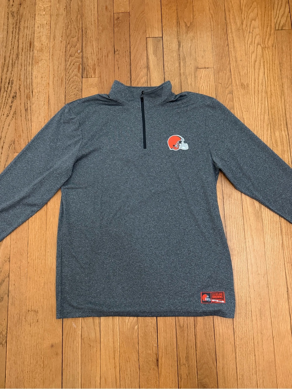 Gray Cleveland Browns Pullover